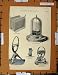 Antique Print C1800-1870 Voltaic Electricity Battery