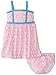 Nautica Baby Girls' Jersey Print Contrast Dress