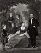 Grant and His Family - John Sartain Engraving of Painting - 16" x 20" - Fine-Art Gicl??e Photographic Print of an Image from the Library of Congress Collection