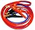 SUPER HEAVY DUTY 500 amp 6 gauge No Tangle Battery Booster cables 12 feet with FREE travel case Jumper Cables Extra long 12ft