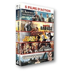 5 films d'action : L'agence tous risques + Bad Ass + Deadly Impact + Bad Ya