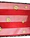 Laurel Burch Artistic Sequin Silk Scarf Crimson Cats