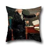 Pillowcover Of Oil Painting Louis LÃ©opold Boilly - Portrait Of Jan Anthony D'Averhoult (1756-1792),for Kids,bf,drawing Room,adults,dining Room,floor 18 X 18 Inches / 45 By 45 Cm(two Sides)