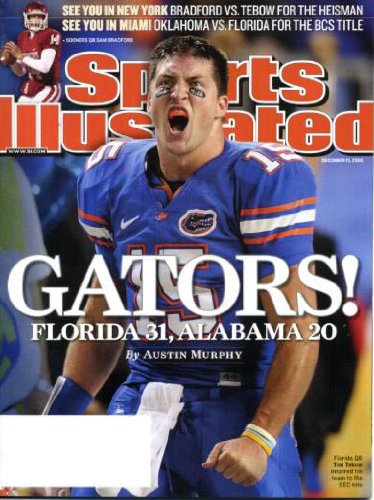 Sports Illustrated December 15 2008 Tim Tebow/Florida Gators on Cover, Oklahoma vs Florida for BCS Title, Kerry Collins/Tennessee Titans, Baron Davis/Los Angeles Clippers, Don Meyer/Northern Colorado/Northern State
