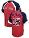 Majestic Dustin Pedroia Boston Red Sox Embroidered Wheelhouse Jersey (L=44)