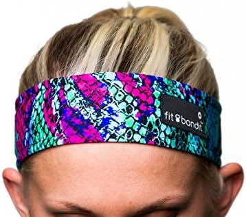 Fit Bandit, Non Slip Sports Headband for Exercise, Purple, Major Scales