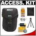 Nikon Coolpix Neoprene Case + Accessory Kit for L18, L19 & L20, P6000, S1000pj, S60, S70. S210, S220, S230, S520, S550, S570, S610, S610c, S620, S630, S640 & S710 Digital Cameras