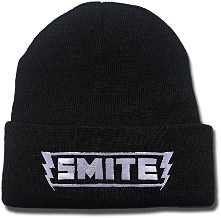 QIANGWEI SMITE Game Logo Beanie Fashion Unisex Embroidery Beanies Skullies Knitted Hats Skull Caps