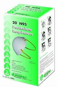 Dynarex N95 Particulate Respirator Mask, Molded, 20-Count