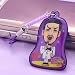 ムーディ勝山の携帯クリーナー: ちゃら ちゃっちゃっ ちゃらっちゃー♪ 右から左へきれいに拭こう!ケータイの画面の汚れは右から左へは受け流せない! ムードたっぷりにきれいにしてもらっちゃおっ♪サイズ:約4.5cm(ムーディ部)