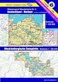 Jübermann Wassersport-Wanderkarten, Bl.6, Deutschland Nordost: Mecklenburgische Seenplatte 1 : 100 000. Für Kanu- und Rudersport. Wasserfest