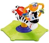 FISHER PRICE Bounce & Spin Zebra Toy