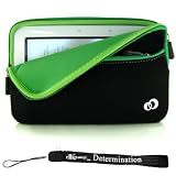 Barnes & Noble Nook E-Reader Kroo Case Protective Durable Glove Sleeve with extra pocket + Includes a 4-Inch eBigvalue Determination Hand Strap