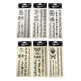 Temporary Tattoos | Black Body Art Tattoos