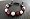 Shamballa Dark Red and Crystal White Unisex Friendship Bracelet With Crystal Beads Easter Day Gift + Baby Pink Jewellery Box