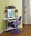 Purple Finish Corner Workstation Children's Computer Desk
