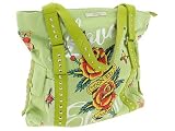 Ed Hardy Romy Oversized Tote in Green
