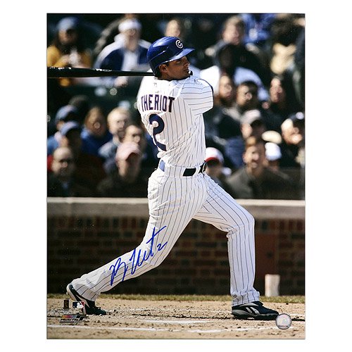 Mounted Memories Chicago Cubs Ryan Theriot Autographed 16 X 20 Photo