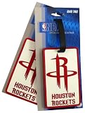 Houston Rockets Two Pack Soft Laser Bag Tag