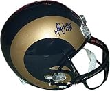 Marshall Faulk St. Louis Rams Autographed Riddell Deluxe Full-Size Replica Helmet