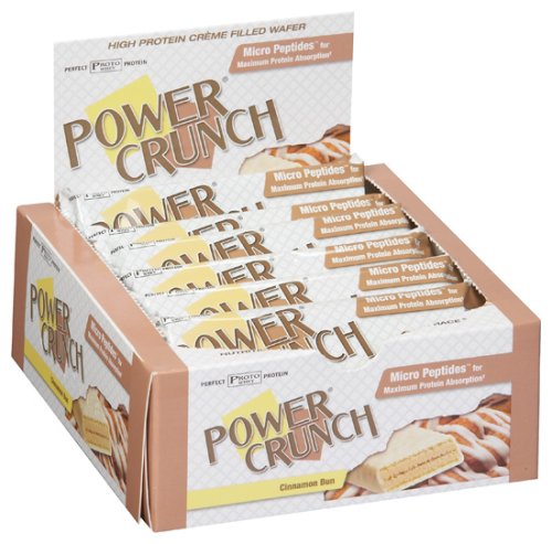 Childrens Toyshop  Health & Personal Care : BioNutritional Research Group - Power Crunch Cinnamon Bun, 12 bars