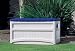 Deck Box with Wheels - White/ Blue