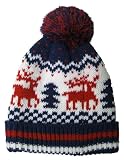 Reindeer Snowflake Winter Beanie Pom Hat Cap Ugly X Mas Sweater
