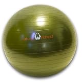Natural Fitness 65cm Burst-Resistant Exercise Ball (Olive)
