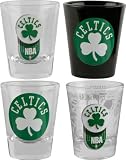 Boston Celtics 3D Logo Shot Glass Set