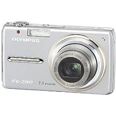 Olympus FE-290 Digitalkamera (7 Megapixel, 4-fach opt. Zoom 7,6 cm (3 Zoll) Display) silber