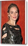 Sienna Miller Wearing A Balmain Dress Canvas Print / Canvas Art - Artist Everett