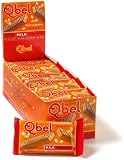 Q.bel Peanut Butter Wafer Bars, Milk Chocolate, 1.1-Ounce Packages (Pack of 25)