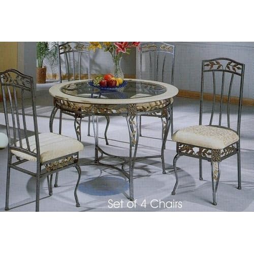 Antique-Metal Dining Side, dining table, table, chair, home furniture