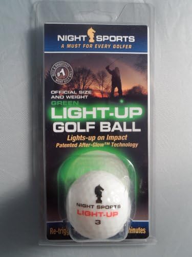 Night Sports LED Light-up Golf Ball Green