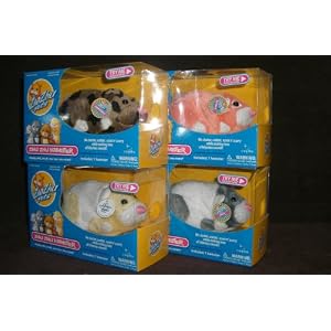 Zhu Zhu Pets Set of 4 - Cappuccino, Patches, Jinx and Peachy by