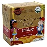 Snikiddy Snacks Grilled Cheese Puffs Adventure Pack, 5-Count, 3.0-Ounce Boxes (Pack of 6)