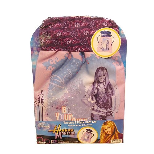 Disney Apron Set Hannah Montana Guitar