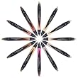 Prismacolor Skin Tone Marker Kit 12 Color Set Double End With A Free Carrying Case