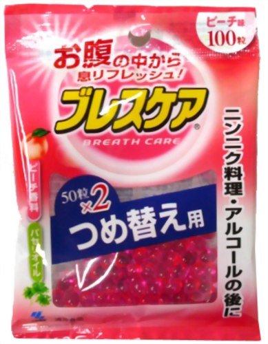 ブレスケア ピーチつめ替100粒