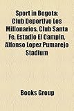 Sport in Bogota: Club Deportivo Los Millonarios, Club Santa Fe, Estadio El Campin, Alfonso Lopez Pumarejo Stadium-