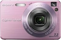 Sony Cybershot DSCW120/P 7.2MP Digital Camera with 4x Optical Zoom with Super Steady Shot (Pink)