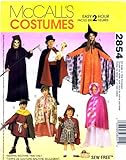 McCall's Patterns M2854 Children's, Boys' and Girls' Cape and Tunic Costumes, All Sizes