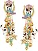 Lunch at The Ritz 2GO USA Painted Pony Earrings Posts
