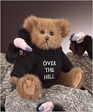 Beary Old Bearington Over the Hill Happy Birthday Dressed Teddy Bear Stuffed Animal Gift by Bearington Collection