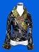 Japanese kimono style dragon and phoenix blouse