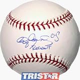 Roger Clemens Autographed MLB Baseball with Cy 7 Rocket Inscription