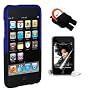 (9 Color Option) Mivizu iPod Touch 2nd Gen 3rd Gen hard skin case cover for iPod Touch 3rd Generation 8GB, 16GB, 32GB, 64GB, 3G LCD protector + Nike Pouch