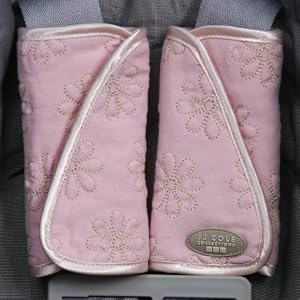 JJ COLE Reversible Strap Covers – Pink — pink