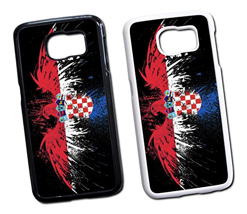 Samsung Galaxy Kroatien Hrvatska 8 Hard Tasche Hülle Case Cover Schutz Handy Galaxy Note 4 Weiss