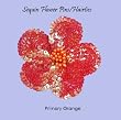 Sequin Flower Pin / Hair Tie ~ Orange